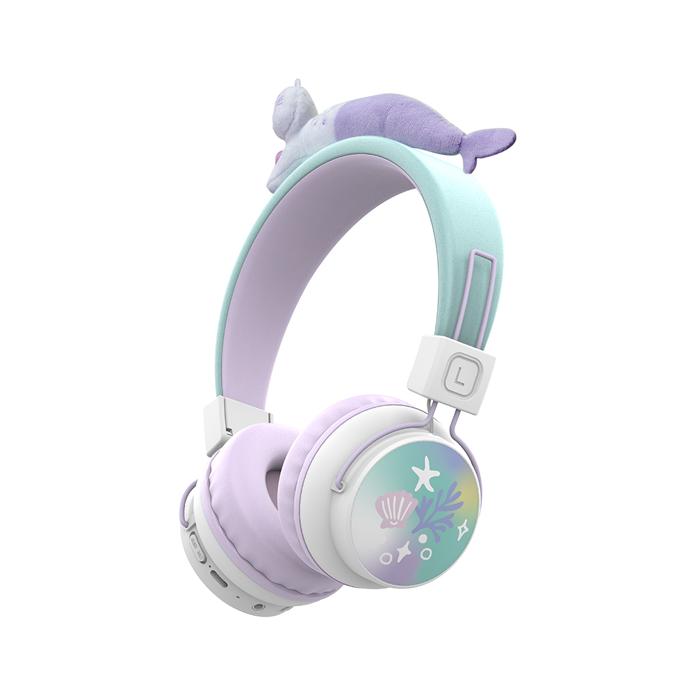 Over-ear Noise-Canceling Bluetooth Kids Headphones, Student Dual-Audio Sharing Music Headphones